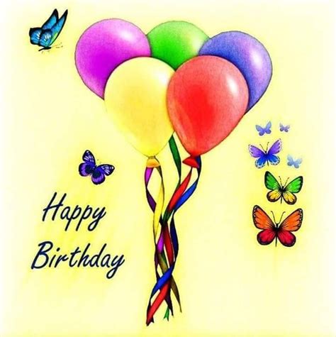 Butterflies And Balloons Happy Birthday Quote Pictures, Photos, and ...