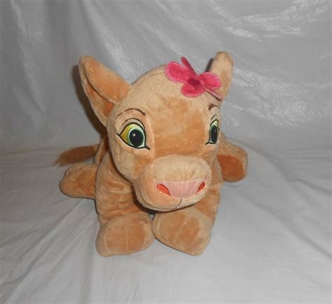 Disney The Lion King Nala Cub Pink Flower 19 inch Stuffed Plush Toy Brown - Disney