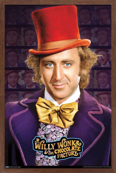 Willy Wonka and the Chocolate Factory - Willy Wonka Poster - Walmart ...