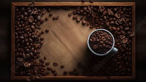 Coffee Beans Coffee Table Coffee Cup Powerpoint Background For Free ...