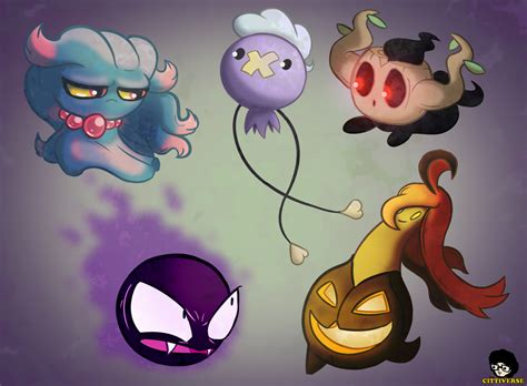 Cute Ghost-Type Pokemon by TheCittiverse on DeviantArt