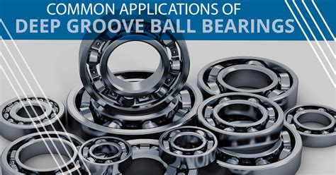 Common Applications of Deep Groove Ball Bearings | HCH Bearing Americas