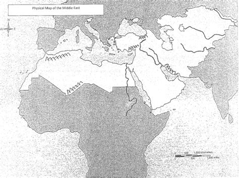 Middle East Physical Map Quiz (Fortier H) Part 1 Diagram | Quizlet