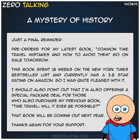 A mystery of history – Zero Talking