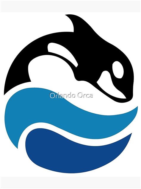 "Vintage SeaWorld Logo" Poster for Sale by Orlando Orca | Redbubble