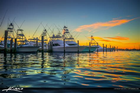 Boats at Sailfish Marina West Palm Beach Florida