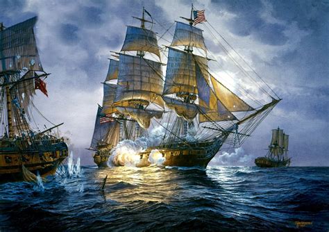 The USS Constitution by Tom Freeman