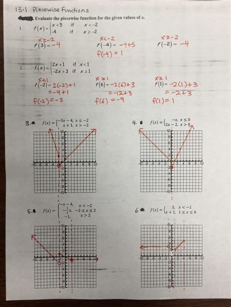 Worksheet 14 Piecewise Functions Answers Free Worksheets — db-excel.com