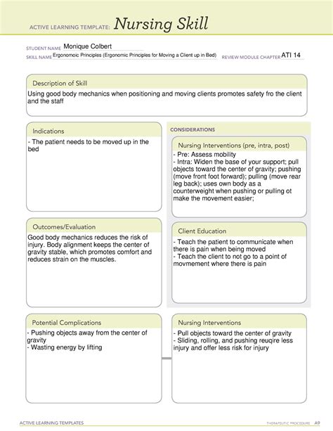 Chapter 14 Ergonomoic Principles (Ergonomic Principles for Moving a ...