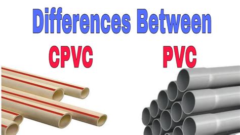 The Differences Between PVC and CPVC Pipe - Home & Garden Decor