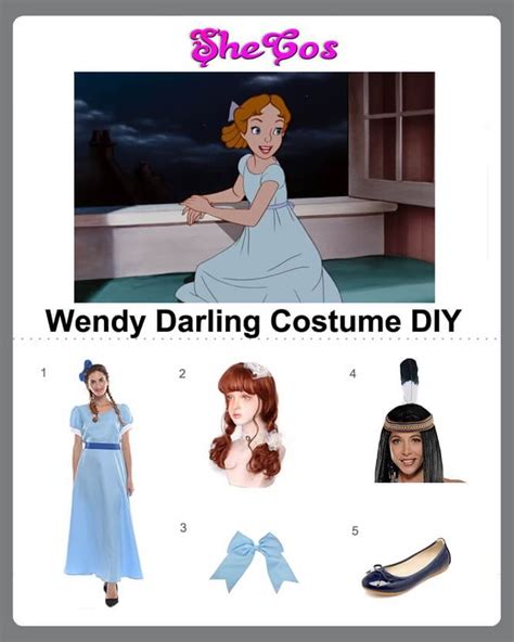 How To Create Your Pretty Wendy Darling Costume | SheCos Blog