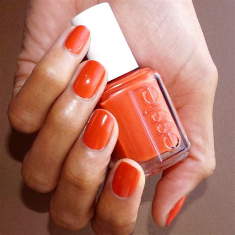 yes, I canyon - burnt orange nail polish with yellow and red tones | Nail polish, Orange nail ...