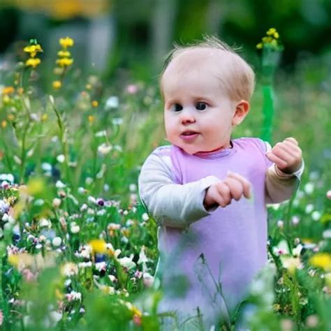 Cute Baby Pics With Flowers | Best Flower Site