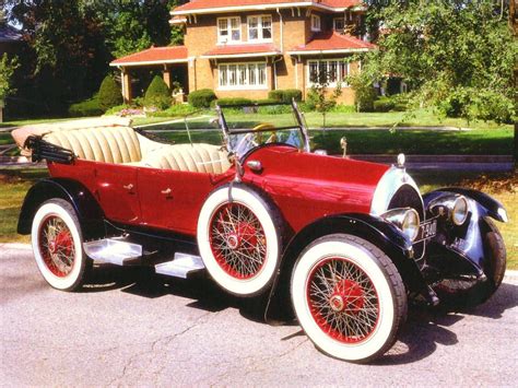 1920 Revere 5-Passenger Touring Car Red | 1920s car, Old classic cars, Vintage cars