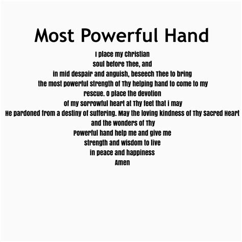 Most Powerful hand prayer in English : r/SanSimon