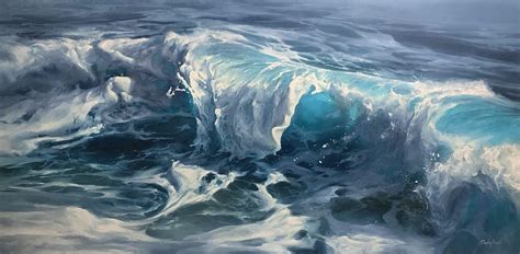 My most recently completed oil painting of these waves! : r/HeavySeas