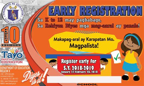 Tarp for Early... - DepEd - Division of Valencia City