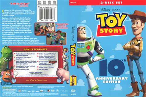 Toy Story 10th Anniversary Edition (2005) R1 DVD Cover - DVDcover.Com