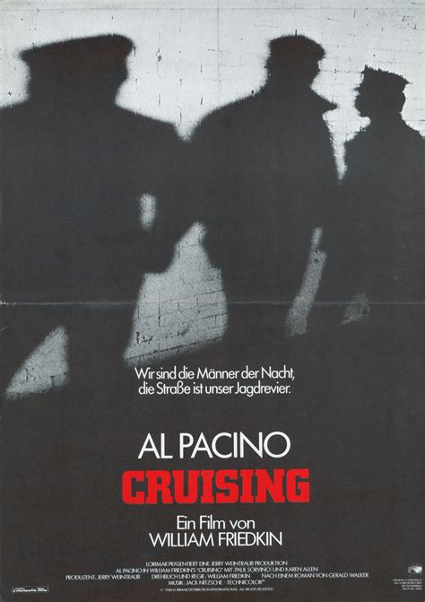 Cruising Original 1980 German A3 Movie Poster - Posteritati Movie Poster Gallery