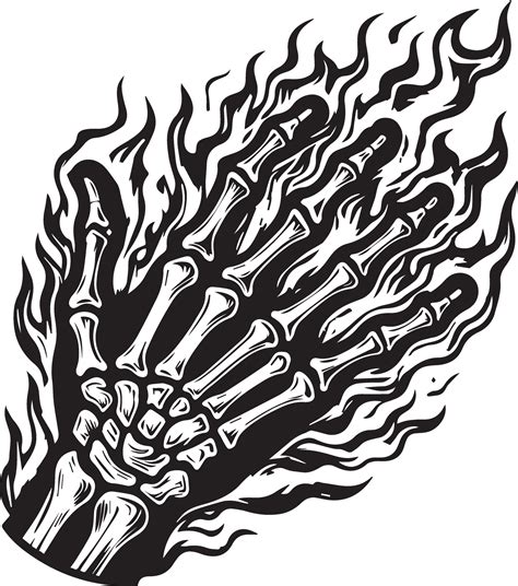 Fire Hand Vector 36718162 Vector Art at Vecteezy