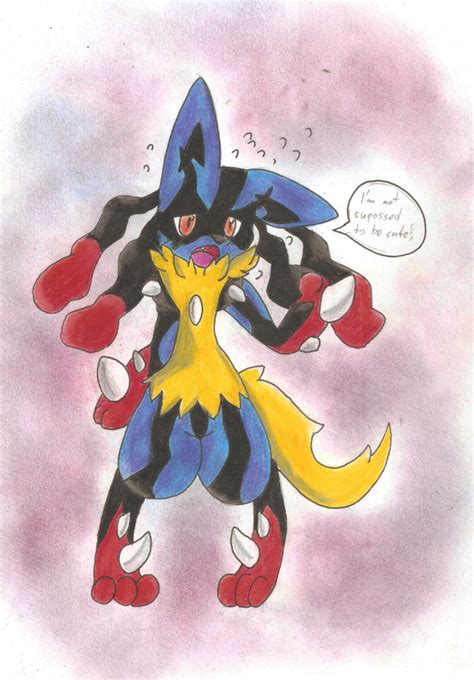 Mega cute Lucario by Nid15 on DeviantArt