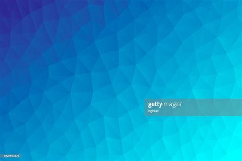 Polygonal Mosaic With Blue Gradient Abstract Geometric Background Low Poly High-Res Vector ...