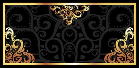 Vector Black Gold Pattern Texture Background Material, Golden, Pattern ...