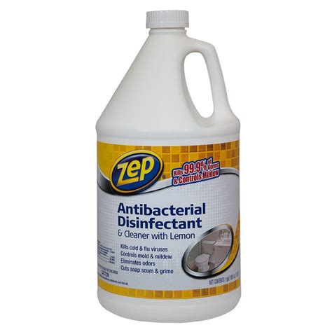 ZEP 1 Gal Anti-Bacterial Disinfectant Cleaner (Case of 4)-ZUBAC128 - The Home Depot