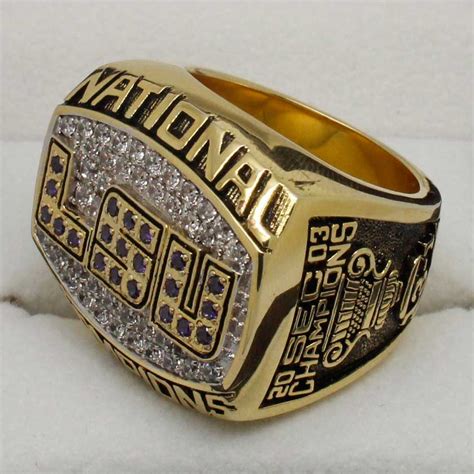 2003 LSU Tigers National Championship Ring – Best Championship Rings|Championship Rings Designer