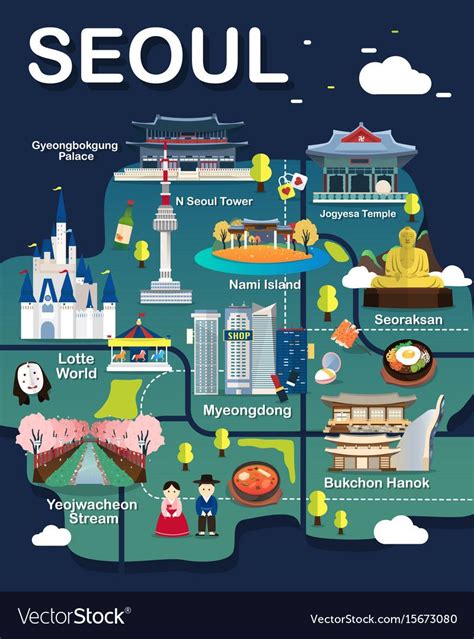 Seoul Attractions Map