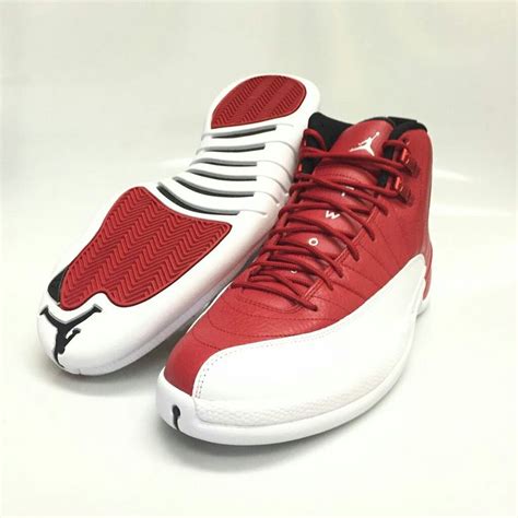 Jordan 12 Alternate Red and White | Sneakers nike, Air jordan sneaker, Air jordans