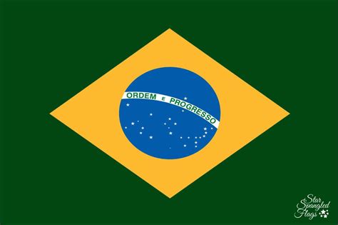 Flag of Brazil - StarSpangledFlags.com