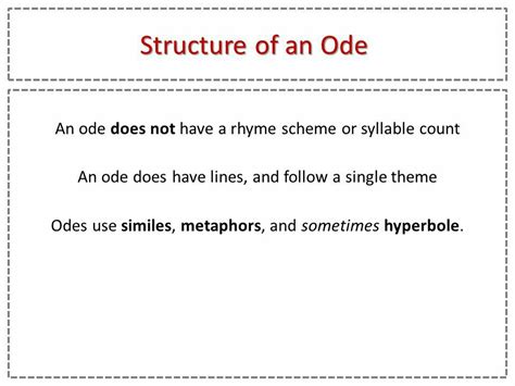 Ode Structure