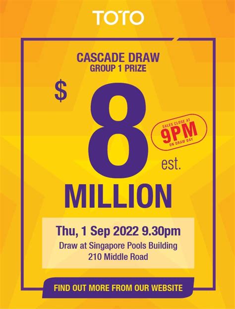 TOTO 1st Prize Reaches S$8M For 1 Sep Draw, S'pore Pools Outlets See Queues