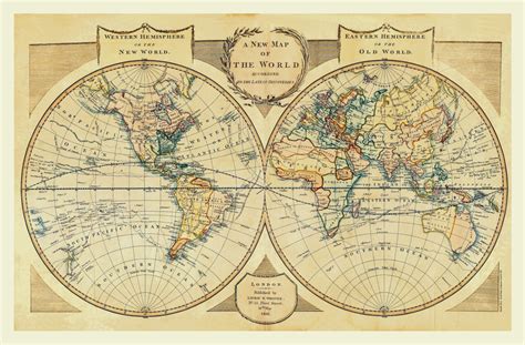 World 1812 (1) ‘New and Old Worlds’ - Kroll Antique Maps