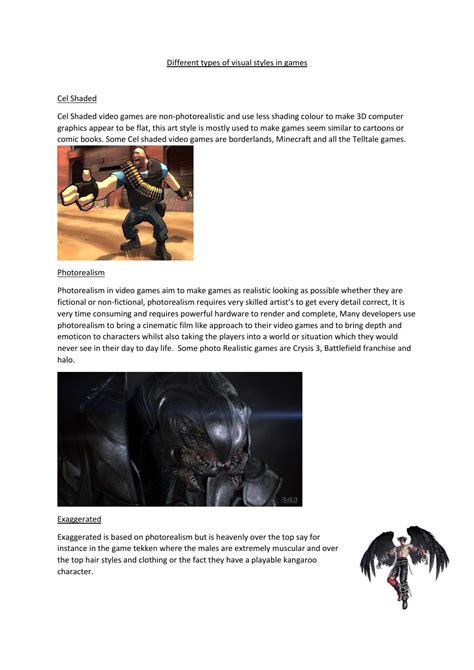 Different types of visual styles in games by Ellis Yeupiksang - Issuu