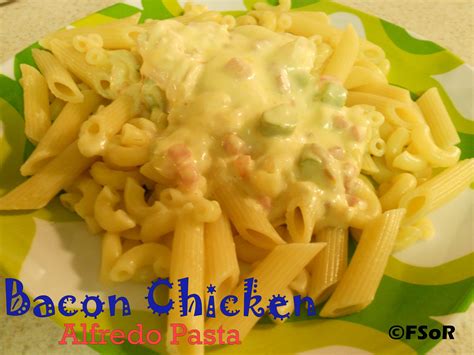 Fantastical Sharing of Recipes: Bacon Chicken Alfredo Pasta