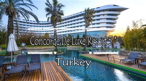 Concorde De Luxe Resort 5*, Antalya, Turkey - YouTube