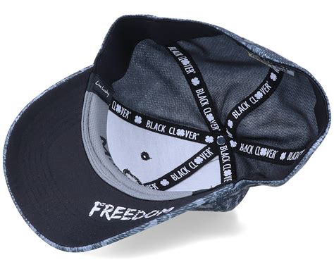 Freedom Black Black Digital Camo Flexfit - Black Clover caps - Hatstoreworld.com