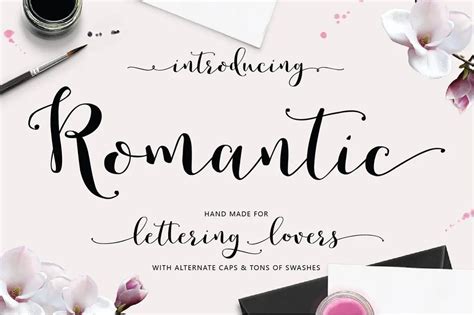 20 Best Romantic Fonts for Weddings and Love Celebrations - Ourowllab