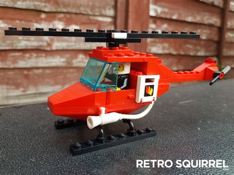 1985 Lego Fire Rescue Helicopter 6657 | RetroSquirrel