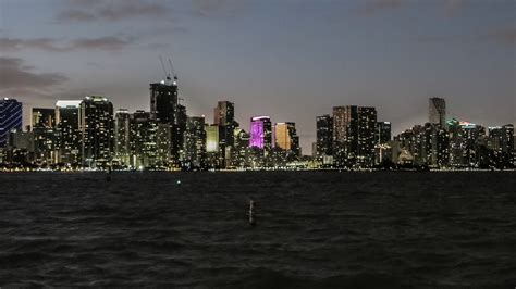 Miami Beach Night Skyline on Behance