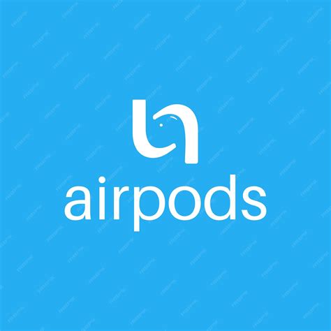 Premium Vector | Modern airpods logo design