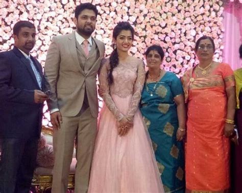 Rashmika Mandanna And Rashit Shetty Engagement Pics