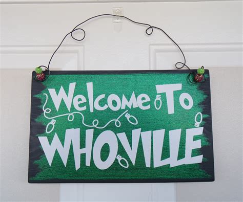Welcome To Whoville Sign Printable