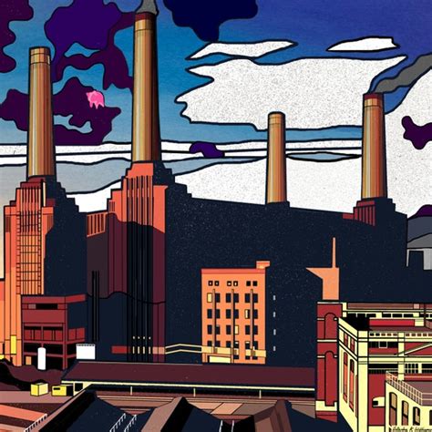 Pink Floyd Animals Album Cover Artwork Battersea Power - Etsy