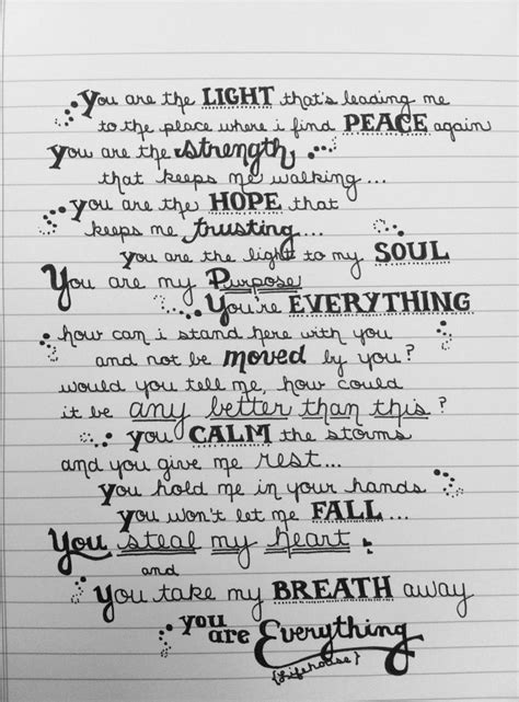 Everything - Lifehouse | Lifehouse lyrics, Lyrics, Soundtrack to my life