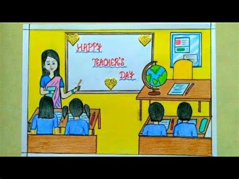 Teacher'sDay special drawing/how to draw teacher day drawing|Easy draw ...