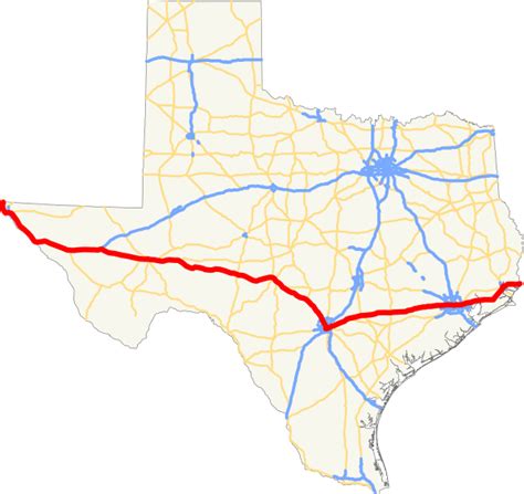 Interstate 10 in Texas - Wegenwiki