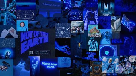 Blue Neon 🥳🌊🌬️🌀 | Dark blue wallpaper, Cute laptop wallpaper, Blue wallpapers